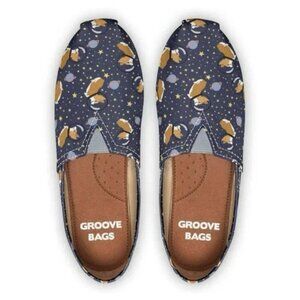 NWOT Groove Bags Space Corgi Shoes Size 8.5 Women’s